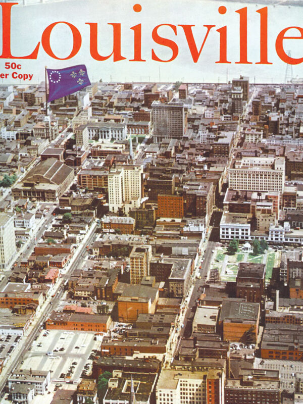 Louisville Magazine's first cover, from March 1950