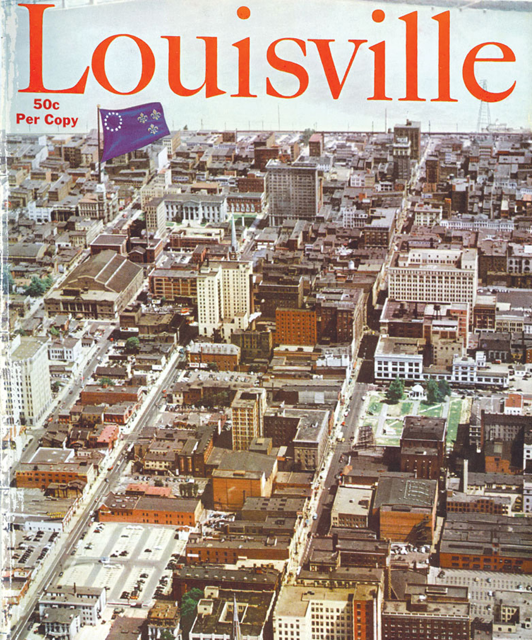 Louisville Magazine's first cover, from March 1950