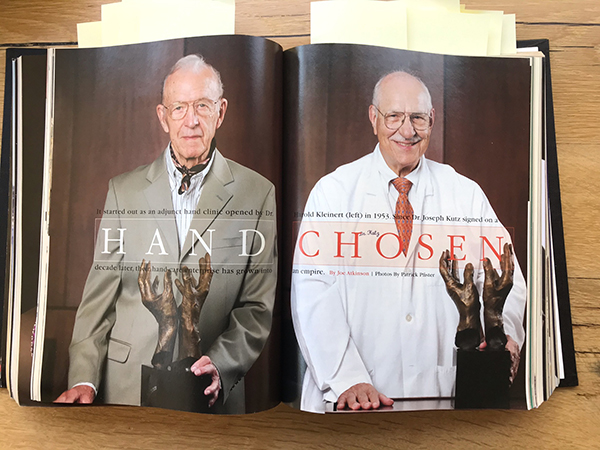 Spread of Kleiner and Kutz in Louisville Magazine