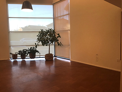 Empty corner of Louisville Magazine's office