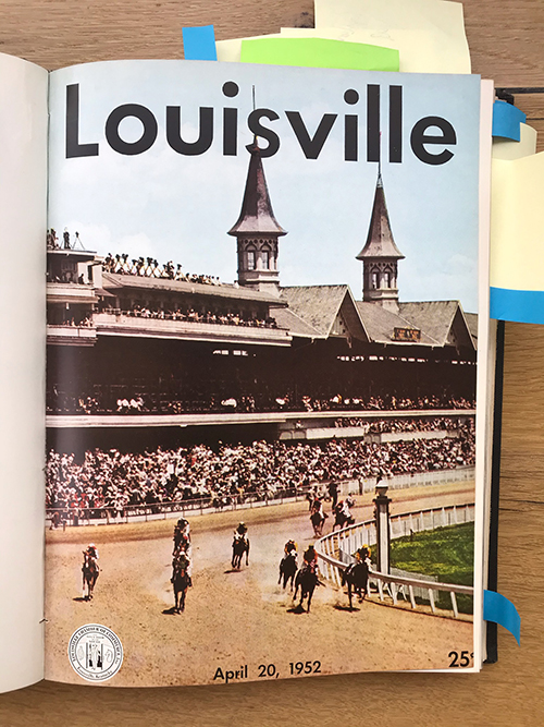 Louisville Magazine April 1952 cover