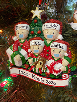 Moss Family 2020 ornament