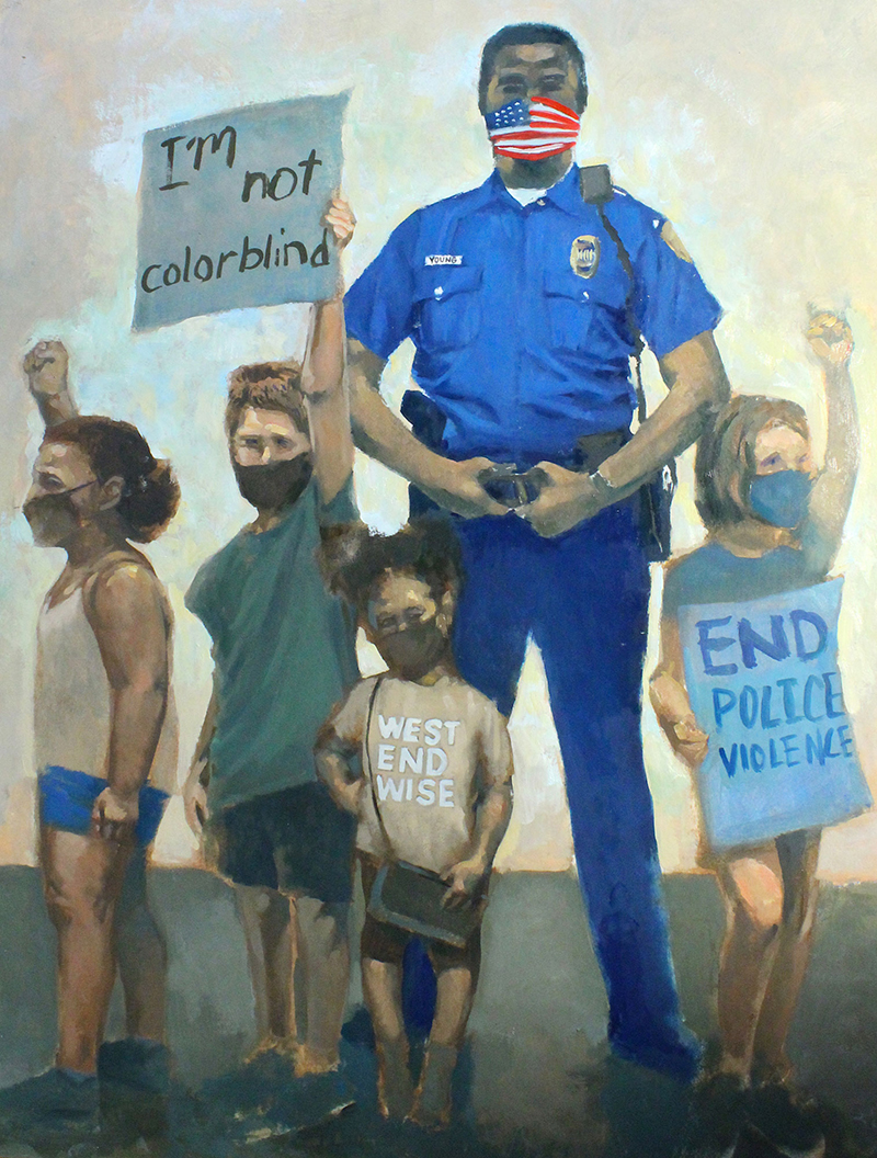 Painting by Victor Sweatt