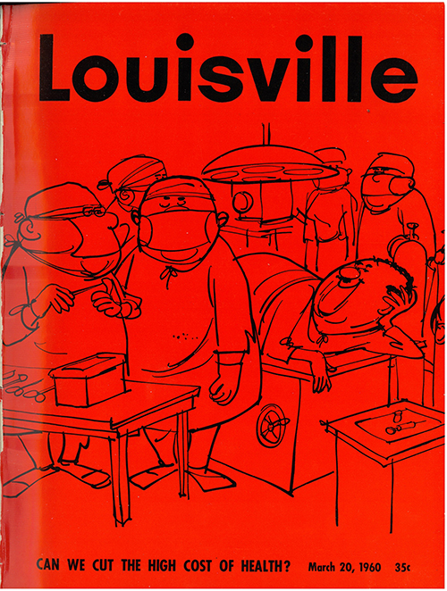 Louisville Magazine's March 1960 cover