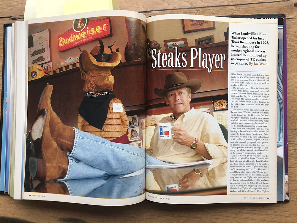 A spread of Kent Taylor from the September 2004 issue.
