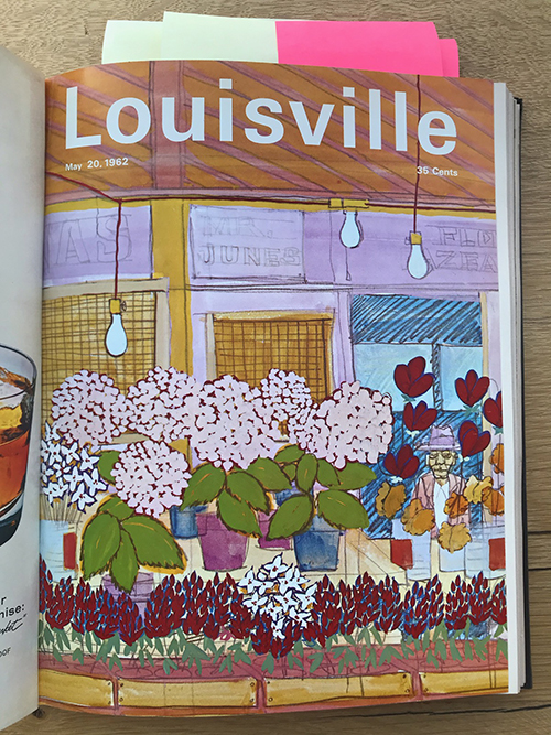 Louisville Magazine's May 1962 cover