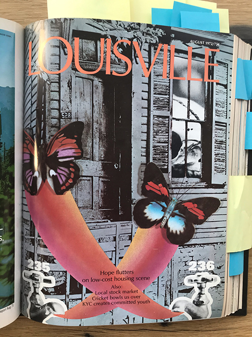 Louisville Magazine's August 1972 cover