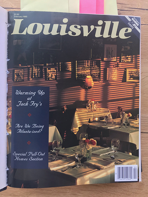 Louisville Magazine's February 1990 cover