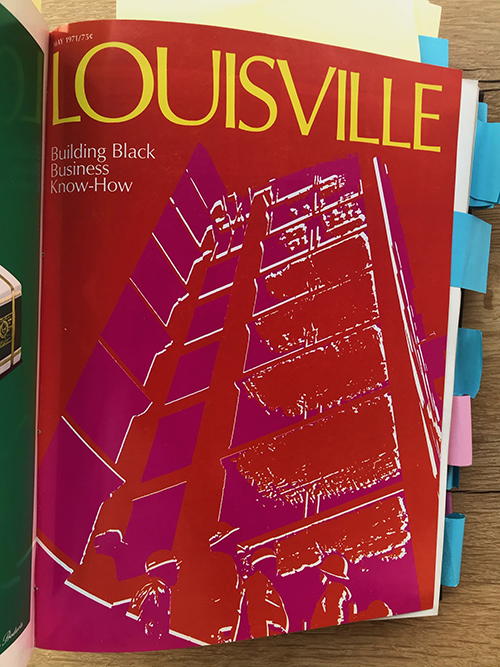 Louisville Magazine's May 1971 cover