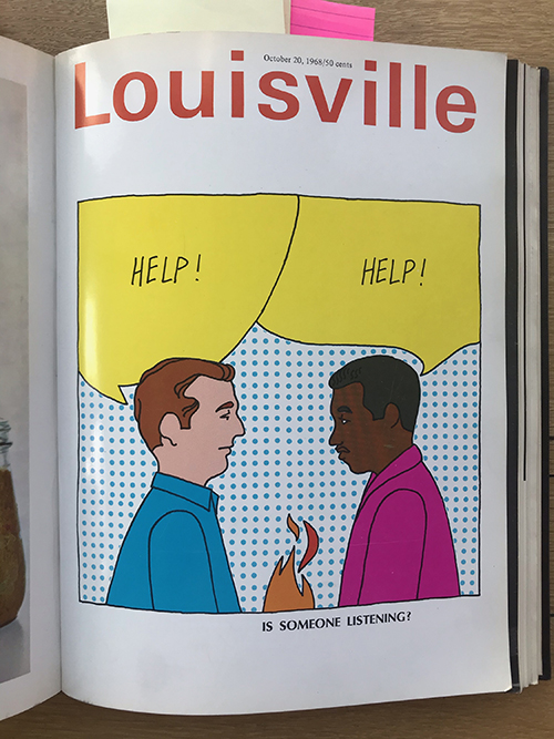 Louisville Magazine's October 1968 cover